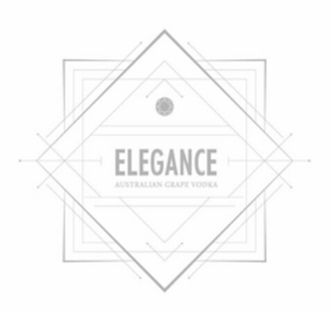 ELEGANCE AUSTRALIAN GRAPE VODKA Logo (USPTO, 20.03.2018)