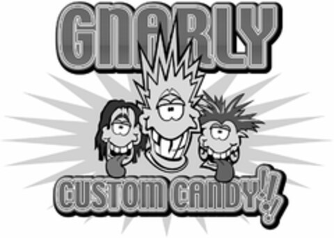 GNARLY CUSTOM CANDY!!! Logo (USPTO, 10.04.2019)