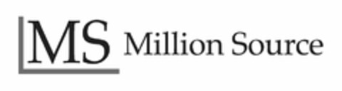 MS MILLION SOURCE Logo (USPTO, 08.04.2020)