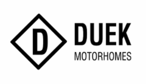D DUEK MOTORHOMES Logo (USPTO, 09.07.2020)