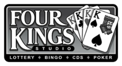 FOUR KINGS STUDIO LOTTERY BINGO CDS POKER Logo (USPTO, 05.02.2009)