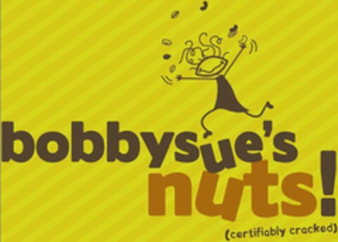 BOBBYSUE'S NUTS! (CERTIFIABLY CRACKED) Logo (USPTO, 19.02.2009)