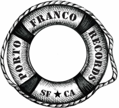 PORTO FRANCO RECORDS SF CA Logo (USPTO, 26.03.2009)