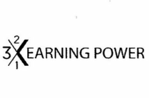 3 2 1 X EARNING POWER Logo (USPTO, 02.12.2009)