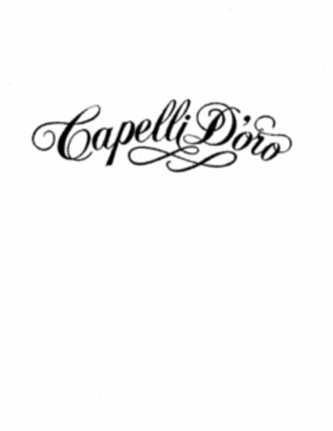 CAPELLI D'ORO Logo (USPTO, 09/02/2010)