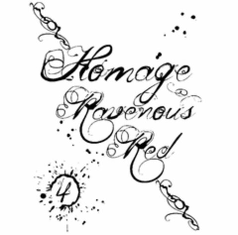 HOMAGE RAVENOUS RED 4 Logo (USPTO, 18.04.2012)