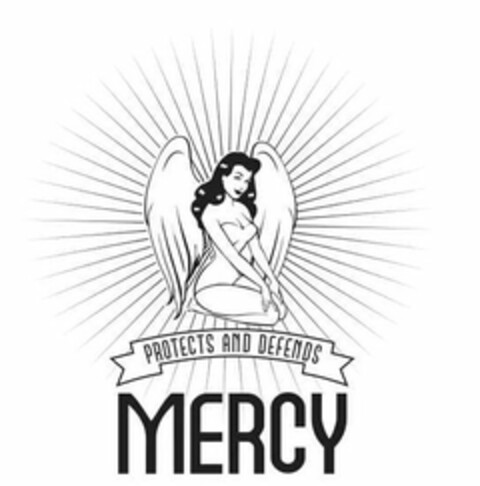 PROTECTS AND DEFENDS MERCY Logo (USPTO, 04/25/2012)