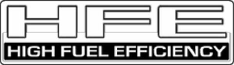 HFE HIGH FUEL EFFICIENCY Logo (USPTO, 06/20/2012)