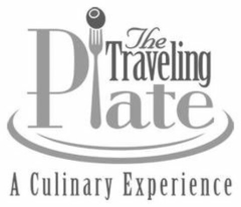 THE TRAVELING PLATE A CULINARY EXPERIENCE Logo (USPTO, 08/07/2012)