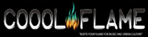 COOOL FLAME "IGNITE YOUR FLAME FOR MUSIC AND URBAN CULTURE" Logo (USPTO, 24.02.2013)