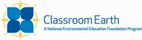 CLASSROOM EARTH A NATIONAL ENVIRONMENTAL EDUCATION FOUNDATION PROGRAM Logo (USPTO, 03/11/2013)