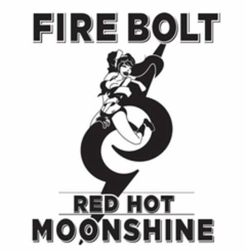 FIRE BOLT RED HOT MOONSHINE Logo (USPTO, 09.05.2014)