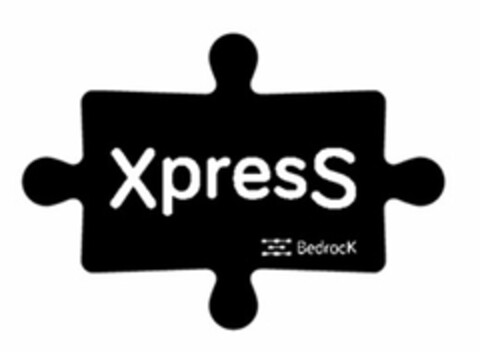 XPRESS BEDROCK Logo (USPTO, 06/09/2014)