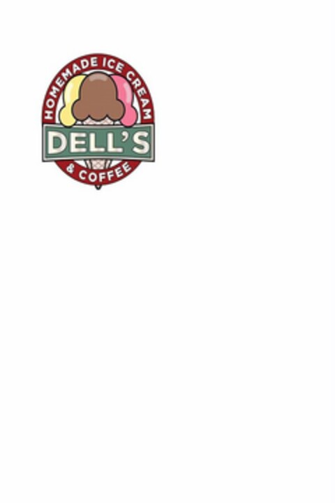 DELL'S HOMEMADE ICE CREAM & COFFEE Logo (USPTO, 27.10.2015)