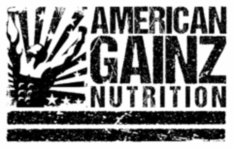 AMERICAN GAINZ NUTRITION Logo (USPTO, 11/16/2015)