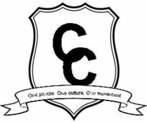 CC ONE PEOPLE. ONE CULTURE. ONE MOVEMENT. Logo (USPTO, 09.12.2015)