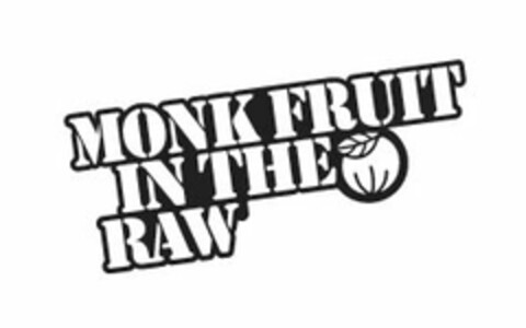 MONK FRUIT IN THE RAW Logo (USPTO, 01/14/2016)