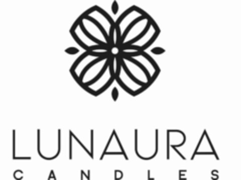 LUNAURA CANDLES Logo (USPTO, 08/29/2017)