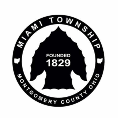 MIAMI TOWNSHIP FOUNDED 1829 MONTGOMERY COUNTY OHIO Logo (USPTO, 22.09.2017)