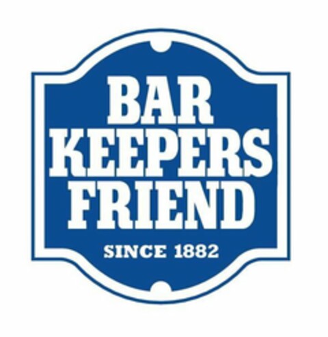BAR KEEPERS FRIEND SINCE 1882 Logo (USPTO, 15.01.2018)