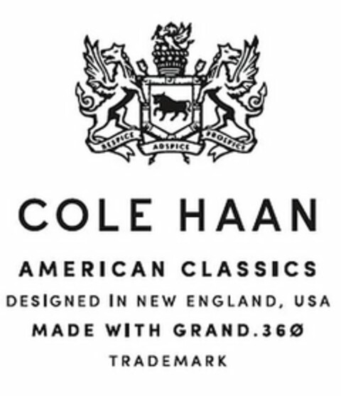 COLE HAAN AMERICAN CLASSICS DESIGNED INNEW ENGLAND, USA MADE WITH GRAND.36Ø TRADEMARK Logo (USPTO, 20.02.2018)