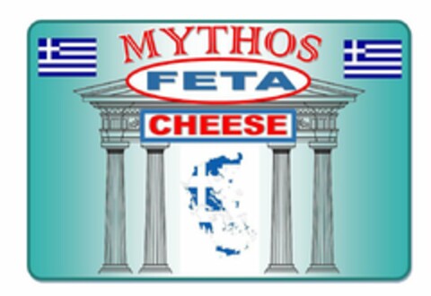 MYTHOS FETA CHEESE Logo (USPTO, 13.04.2018)