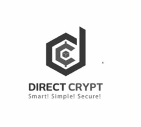 DC DIRECT CRYPT SMART! SIMPLE! SECURE! Logo (USPTO, 26.07.2018)