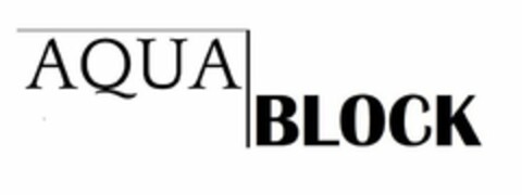 AQUA BLOCK Logo (USPTO, 15.11.2018)