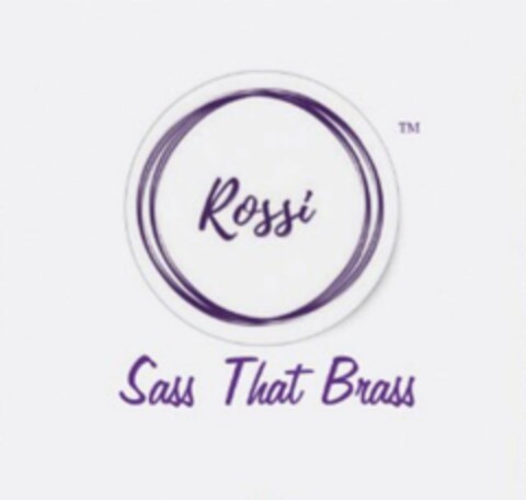 ROSSI SASS THAT BRASS Logo (USPTO, 03/27/2019)