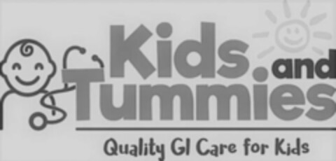 KIDS AND TUMMIES QUALITY GI CARE FOR KIDS Logo (USPTO, 04/17/2019)