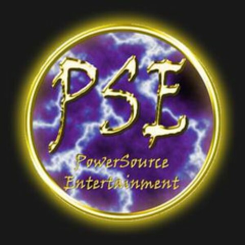 PSE POWERSOURCE ENTERTAINMENT Logo (USPTO, 14.05.2020)