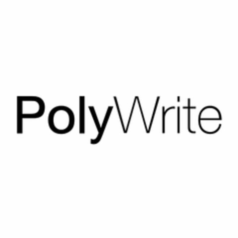 POLYWRITE Logo (USPTO, 08/18/2020)