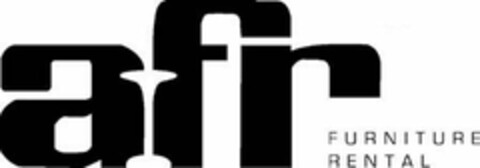 AFR FURNITURE RENTAL Logo (USPTO, 20.04.2009)