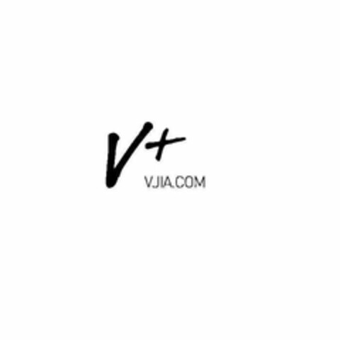 V+ VJIA.COM Logo (USPTO, 11.10.2010)