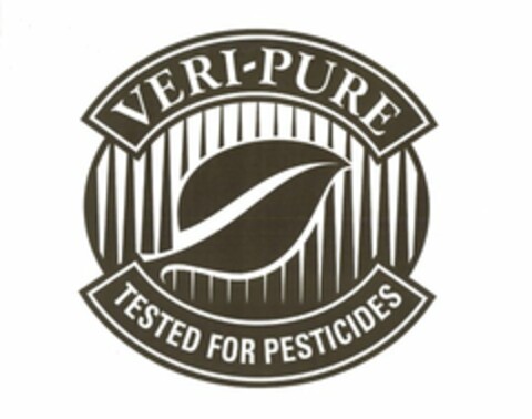 VERI-PURE TESTED FOR PESTICIDES Logo (USPTO, 11/29/2010)