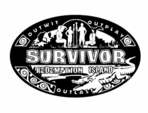 SURVIVOR REDEMPTION ISLAND OUTWIT OUTPLAY OUTLAST Logo (USPTO, 22.12.2010)