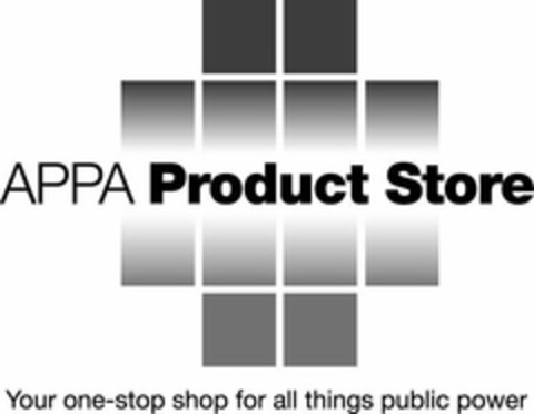 APPA PRODUCT STORE YOUR ONE-STOP SHOP FOR ALL THINGS PUBLIC POWER Logo (USPTO, 25.03.2011)