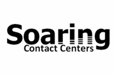 SOARING CONTACT CENTERS Logo (USPTO, 10/13/2011)