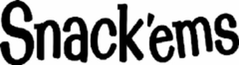 SNACK'EMS Logo (USPTO, 09.12.2011)