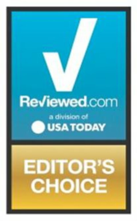 REVIEWED.COM A DIVISION OF USA TODAY EDITOR'S CHOICE Logo (USPTO, 21.02.2013)