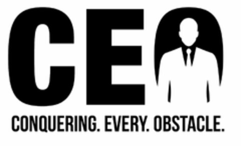 CEO CONQUERING. EVERY. OBSTACLE. Logo (USPTO, 08/01/2014)