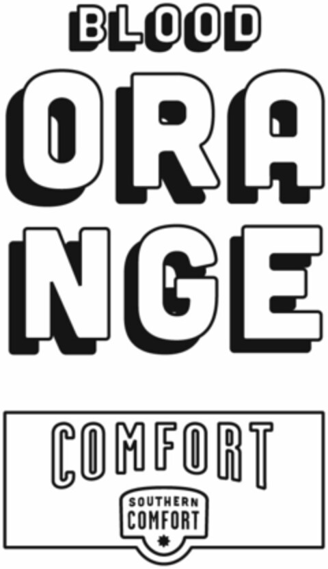 BLOOD ORANGE COMFORT SOUTHERN COMFORT Logo (USPTO, 04.02.2015)