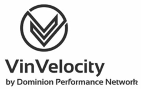 VV VINVELOCITY BY DOMINION PERFORMANCE NETWORK Logo (USPTO, 06.02.2015)