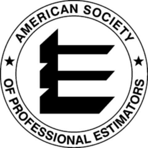 E AMERICAN SOCIETY OF PROFESSIONAL ESTIMATORS Logo (USPTO, 20.02.2015)