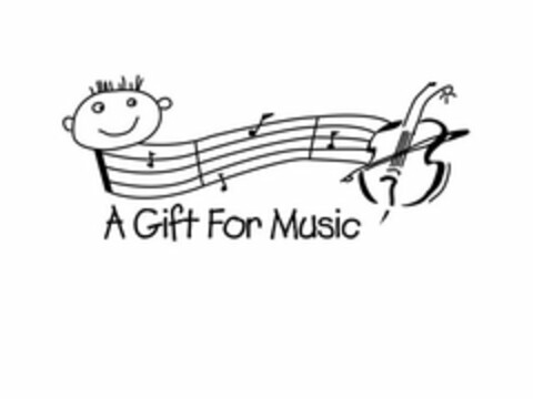 A GIFT FOR MUSIC Logo (USPTO, 19.02.2016)