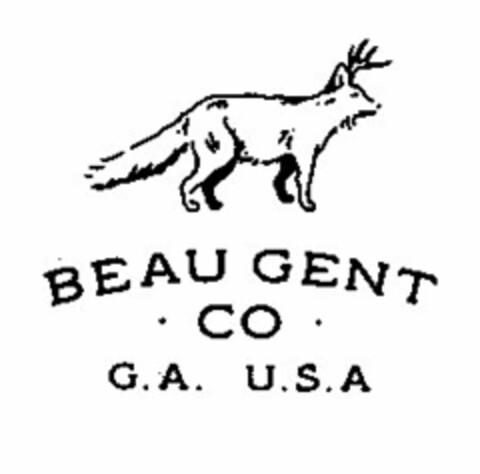 BEAU GENT CO U.S.A G.A. Logo (USPTO, 06.07.2016)