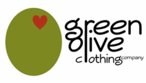 GREEN OLIVE CLOTHING COMPANY Logo (USPTO, 07/14/2016)