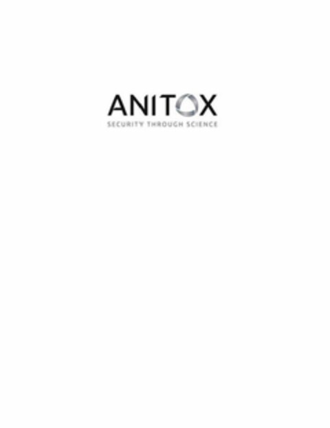 ANITOX SECURITY THROUGH SCIENCE Logo (USPTO, 19.07.2016)