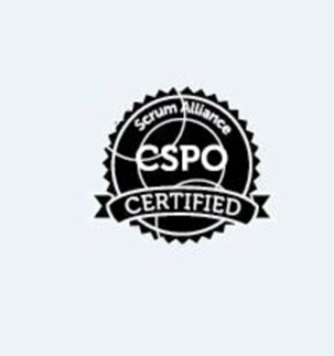 CSPO SCRUM ALLIANCE CERTIFIED Logo (USPTO, 20.03.2017)