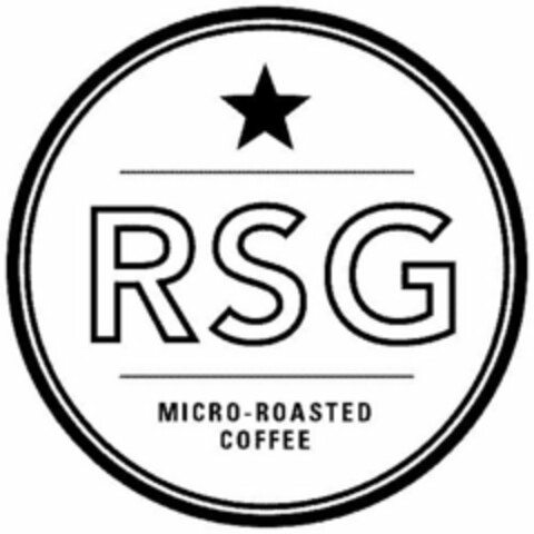 RSG MICRO-ROASTED COFFEE Logo (USPTO, 27.06.2017)